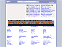 Tablet Screenshot of generalmanual.com